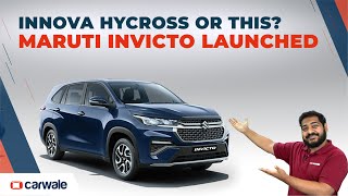 Maruti Invicto Launched in India | vs Toyota Innova Hycross? | CarWale - Video